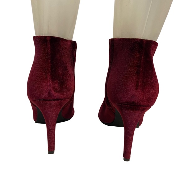 Old Navy Bundle Wine Color Ankle Bootie with Matching Wristlet Women’s Size 10 - Picture 10 of 16